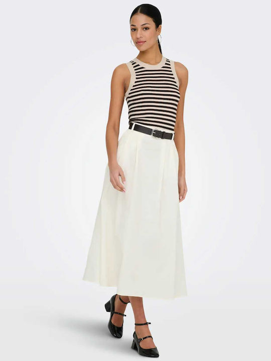 Maxi Φούστα Cloud Dancer Cream