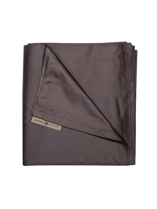 Greenwich Polo Club Bettlaken Super-Doppel mit Gummiband 160x200+35cm. 2256 Dark Grey