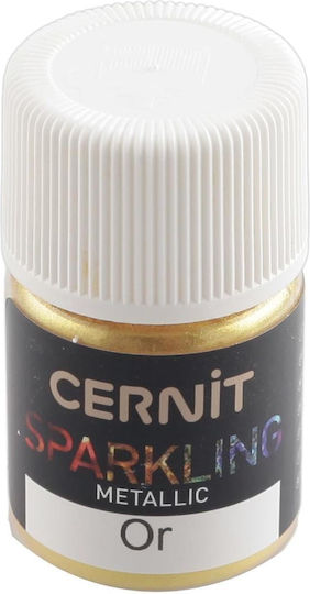 Cernit Sparkling Χρωστική Χειροτεχνίας Χρυσή 5gr
