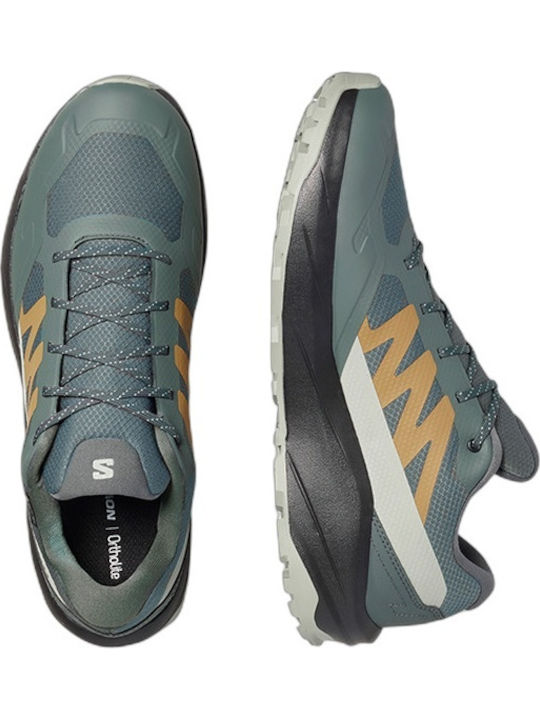 Salomon Men's Hiking Shoes Waterproof With Gore-Tex Membrane Green