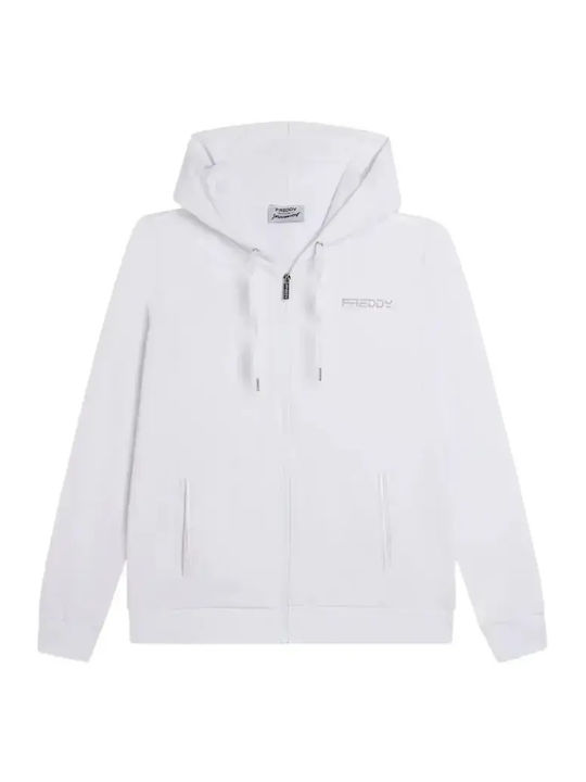 Women's Hoodie Sweatshirt Jacket White
