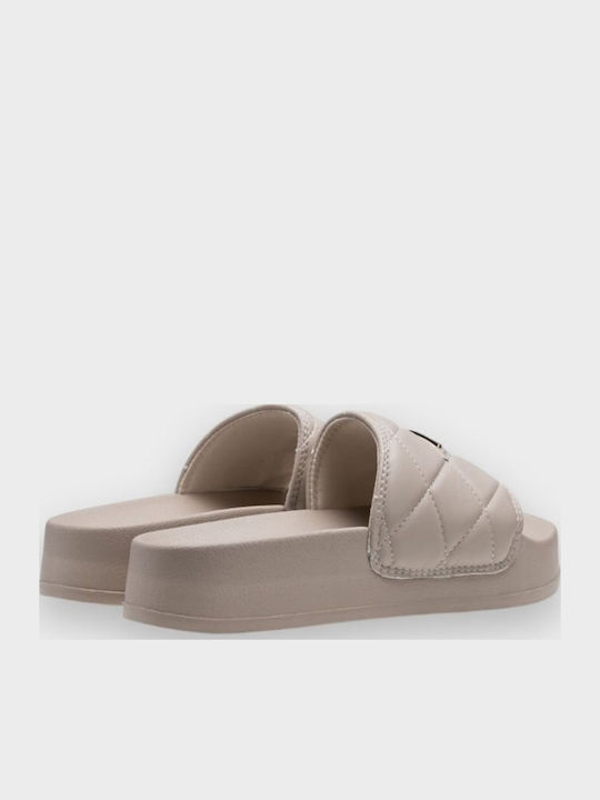Flip Flops in Beige Colour