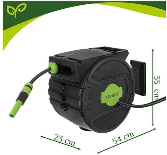 Automatic Wall Mounted Garden Hose Box with Hose 20m