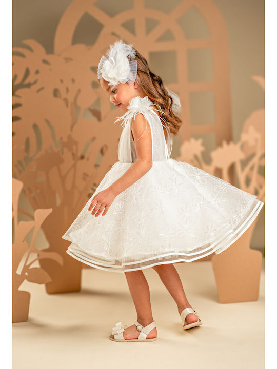 Baby Bloom White Baptism Dress Made of Lace
