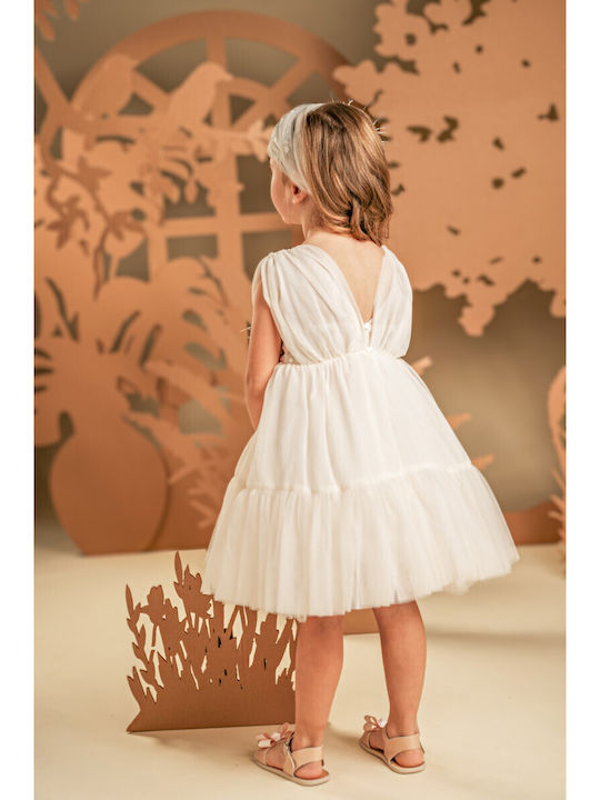 Baby Bloom Weißes Taufkleid aus Tüll