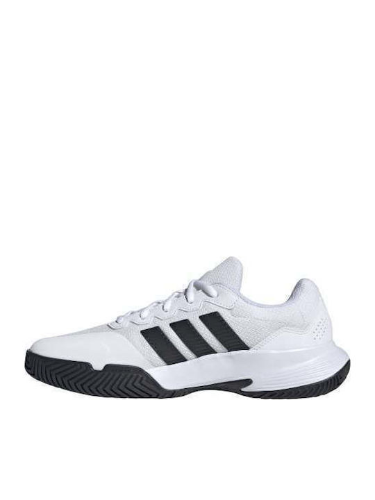 adidas Gamecourt 2 Ανδρικά Παπούτσια Τένις Λευκά