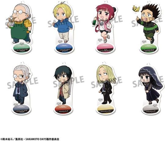 Megahouse Sakamoto Days Tokotoko Acrylic Figure Display Figure 9cm
