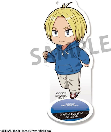 Megahouse Sakamoto Days Tokotoko Acrylic Figure Display Figure 9cm