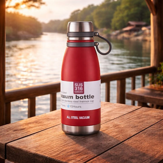 Factory Flasche Thermosflasche Rostfreier Stahl 1.2lt Rot