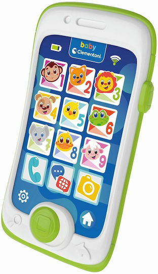 Baby Clementoni Touchscreen Smartphone Toy with Lights and Sounds for 18+ Months