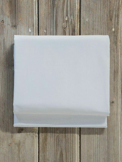 Nima Unicolors Σεντόνι Υπέρδιπλο 240x260εκ. White