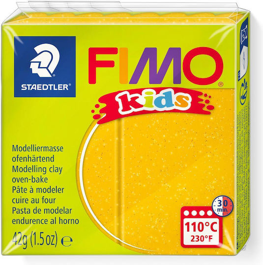 Staedtler Fimo Kids Argilă Modelatoare Polimerică Pentru Copii Galbenă 42gr