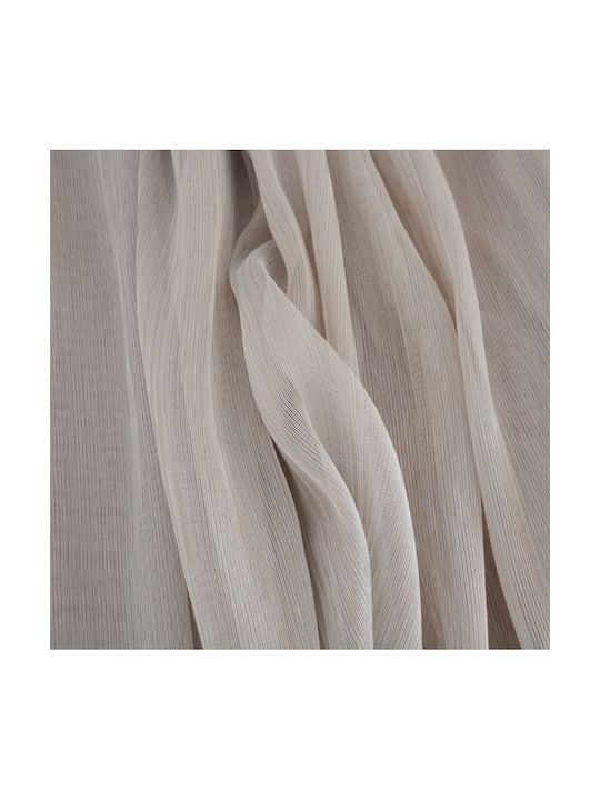 Saray Home Curtain With Beige-Pooru Pencil Pleat 140x280cm