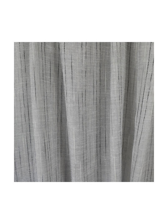 Saray Home Curtain With Pencil Pleat Gray 140x280cm