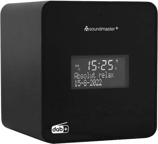 Soundmaster Tabletop Digital Clock with Alarm Clock Black UR109SW