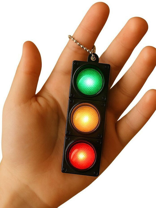 Keychain Flashing Traffic Light Educational Road Lights