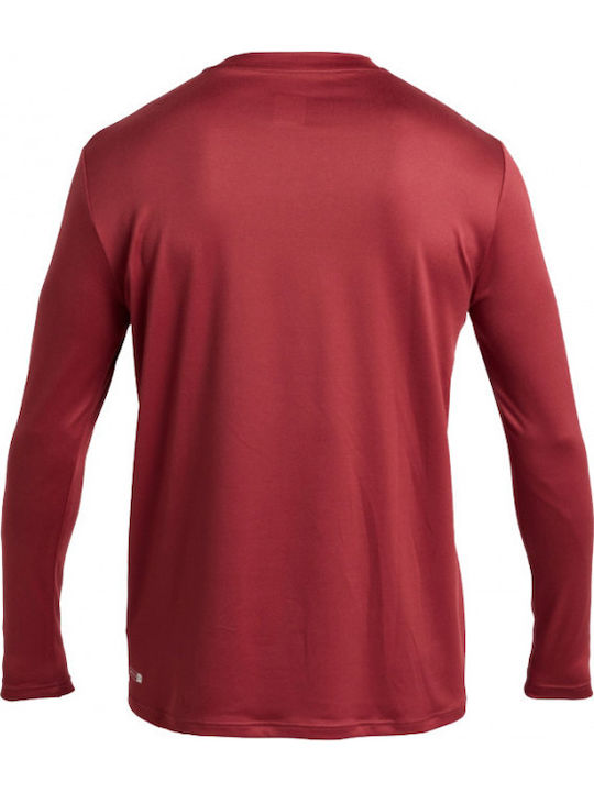 Quiksilver DNA Surf UPF 50 Men Long Sleeve Sun Protection Shirt Red