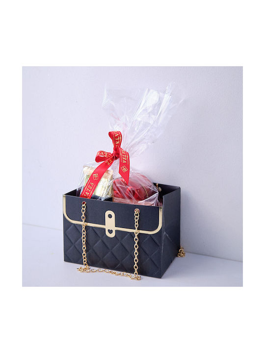 Set Cadou Tenderness Brosa Martisor Fluture Cremă De Mâini Eveline Argan Și Vanilie Ciocolată Ritter Sport Cacao Mousse Cutie Metalică Săpun Trandafiri Ursuleț De Pluș Plus În Geantă Elegantă Stil Poșetă Roșie