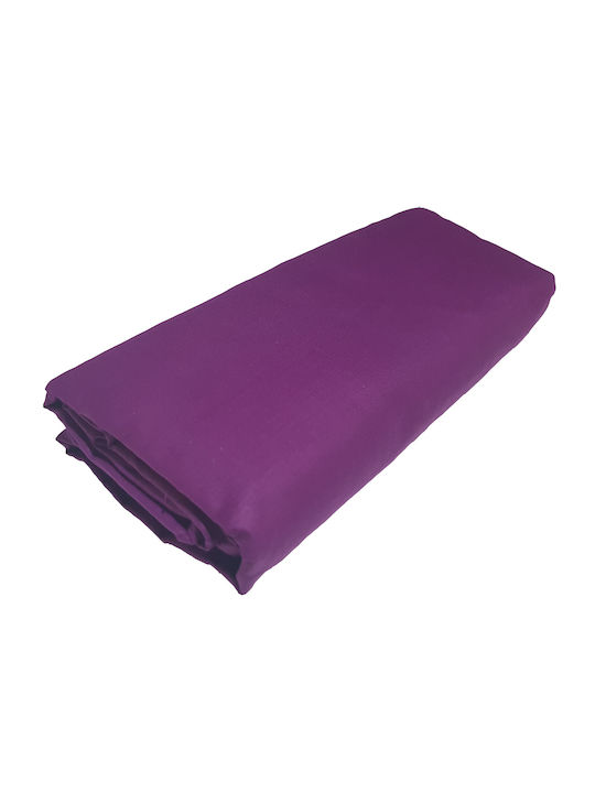 Le Blanc Sheet Super-Double 220x240cm. Cotton Line Purple