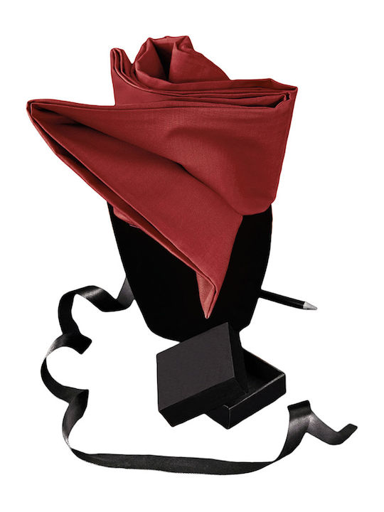 Melinen Sheet Super-Double with Elastic 160x200+30cm. Urban Bordeaux