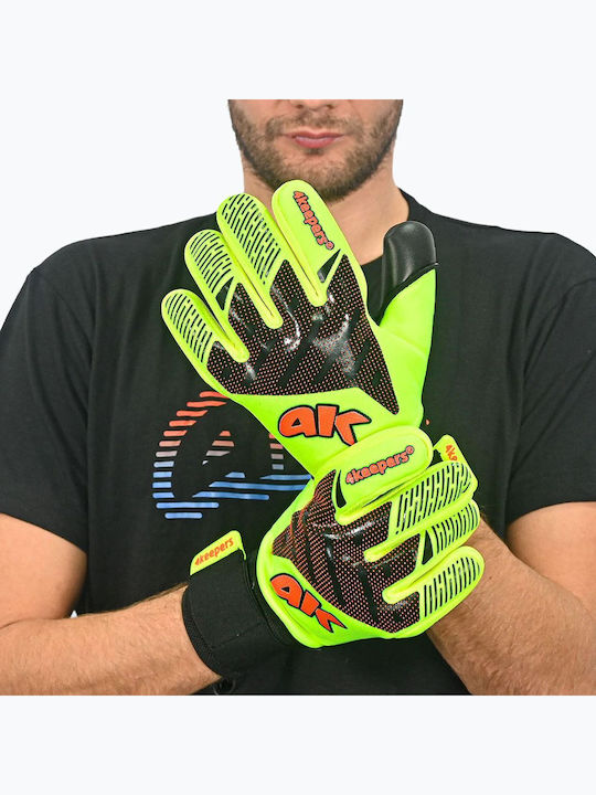 4Keepers Γάντια Τερματοφύλακα Ενηλίκων Μαύρα