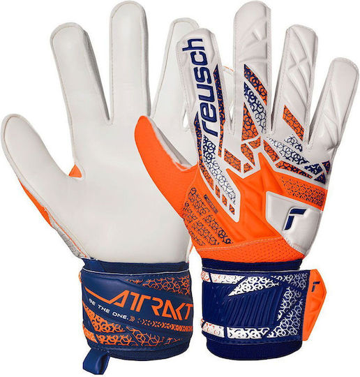 Reusch Attrakt Solid Adults Goalkeeper Gloves White