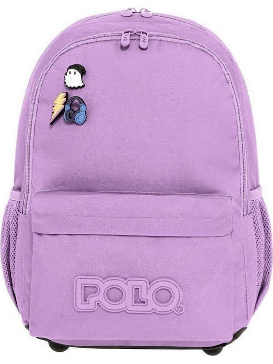 Polo Pins Schulranzen Rucksack Flieder 20lt