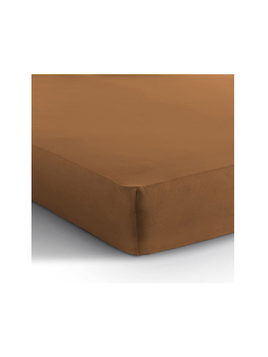 DreamHouse Bettlaken Super-Doppel mit Gummiband 160x200+30cm. Taupe