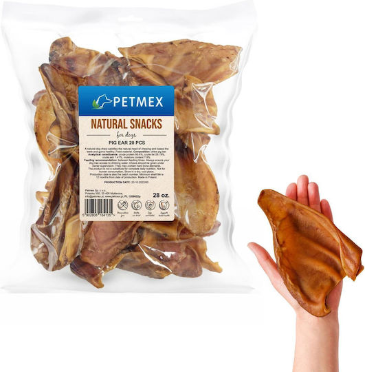 Petmex Chew Dog Treat Ear from Pork 800gr 20pcs