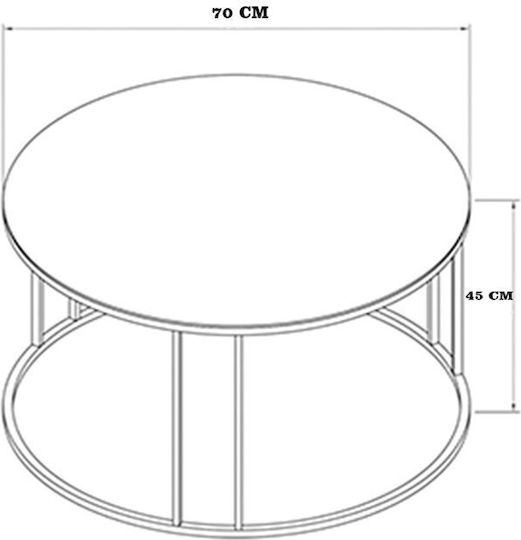 SteweHome Moderner Kaffeetisch Mit Spiegel Und Silbernen Metallbeinen 70x70x45cm