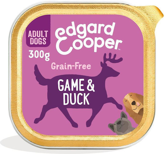 Edgar Cooper Edgard Cooper Game & Hrană Umedă pentru Câini cu Rață 300gr