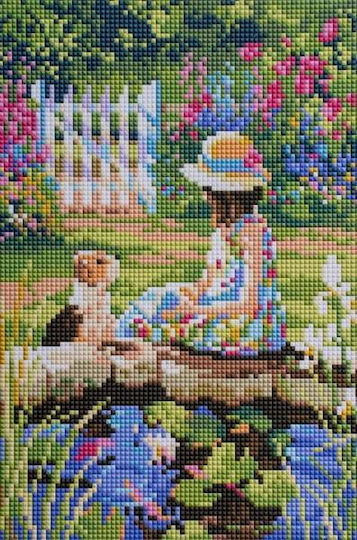 Fandy Diamond Painting Kit mit Rahmen 30x30cm