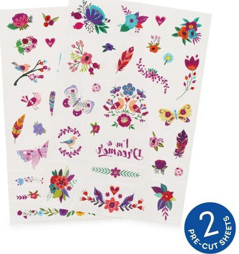 Tattoos Flowers Leg Tta0004