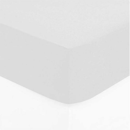 Atmosphera Чаршаф Кралица с Ластик 160x200см. Бял