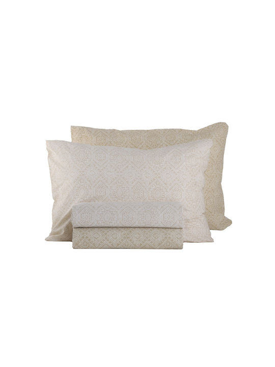 Nef-Nef Homeware Sheet Sets Queen 240x270cm. Clover Yellow 4pcs