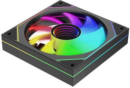 Xilence XF078 Reverse Blade Case Fan 120mm (1800rpm / 52cfm) with ARGB Lighting and 3-Pin / 4-Pin PWM Connection