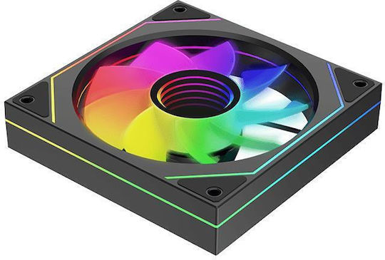 Xilence XF078 Reverse Blade Case Fan 120mm (1800rpm / 52cfm) with ARGB Lighting and 3-Pin / 4-Pin PWM Connection