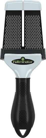 FURminator Small Dog Comb for Hair Removal Gray