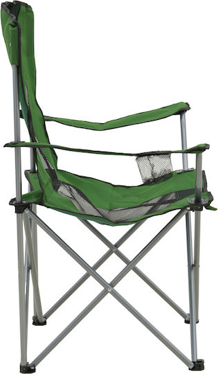 Beach Chair-camping Pesca Pakoworld Metal-waterproof Fabric Khaki Shade 55x55x95cm
