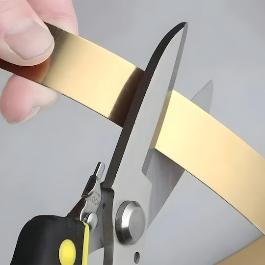 Self-adhesive Decorative Tape Interior Zola Length 10 M Width 2 Cm Flexible Pvc Gold