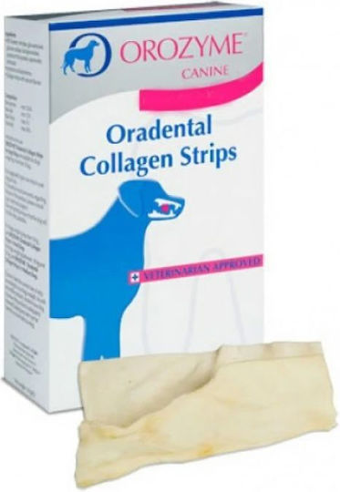 Orozyme Mittlere Collagen Streifen Kauknochen Hundezahnpflege 12 Stück
