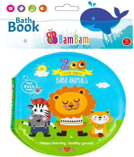 Bam Bam Baby Animals Zoo Fun Bath Book Badebuch 432478
