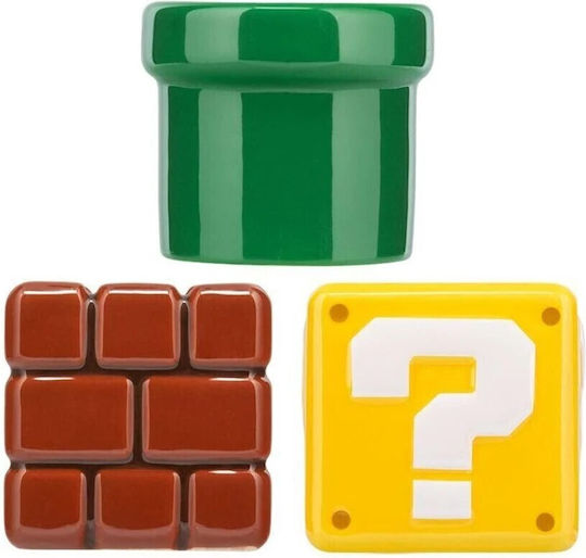 Super Mario Set 3 Shaped Snack Bowls