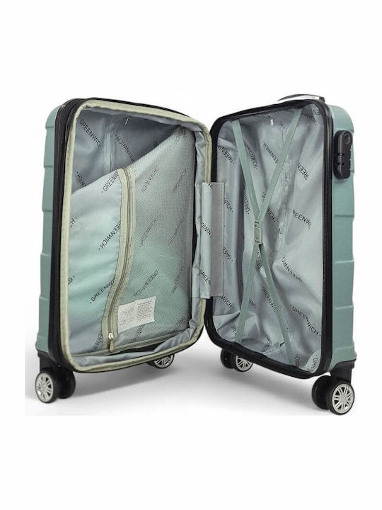 Greenwich Polo Club Cabin Hard Travel Suitcase Grey with 4 Wheels