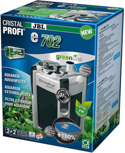 JBL External Aquarium Filter for Aquarium Volume up to 200lt with Flow Rate of 700lt/h