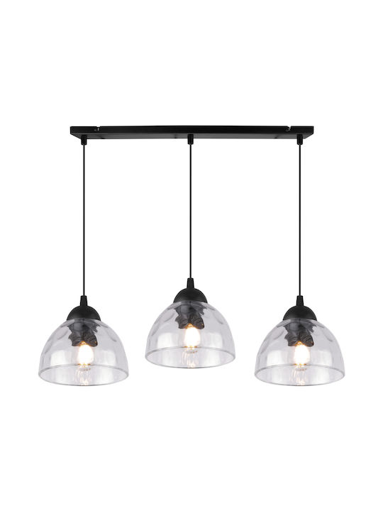 Light Home Hängelampe Transparent mit Fassung E27