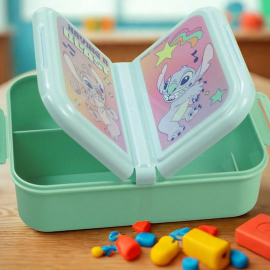 Disney Stitch Πλαστικό Παιδικό Σετ Φαγητού Lilo & Stitch 0.52lt