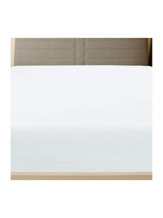 vidaXL Sheet Sets Double with Elastic 140x200cm. White 2pcs