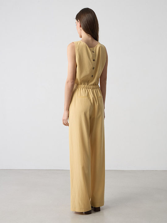 Pantaloni Largi Dama Cu Elastic În Croială Regular Banana