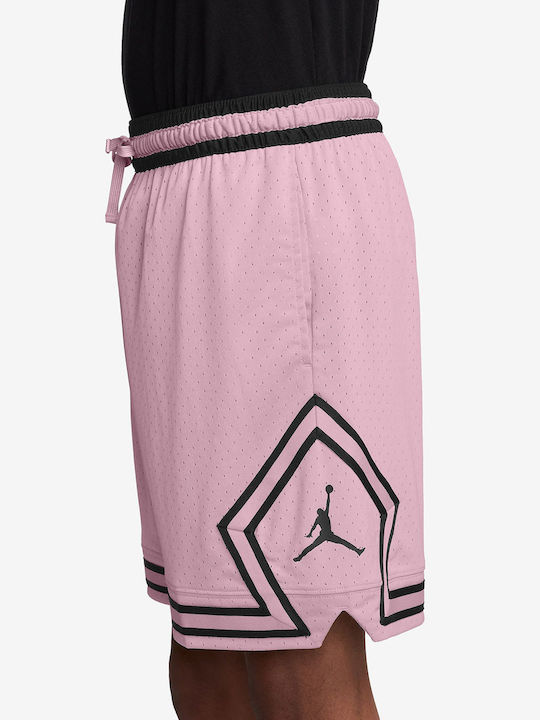 Diamond Αθλητική Ανδρική Βερμούδα Dri-Fit Ροζο
